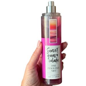 Bath & Body Works Sunset Guava Colada Fine Fragrance Mist 8 oz NO CAP